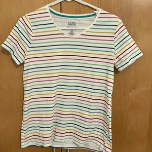 Women’s short sleeve striped tee shirt